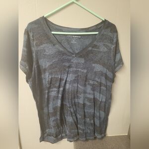 Lucky Brand Blue Camo Tee-1X